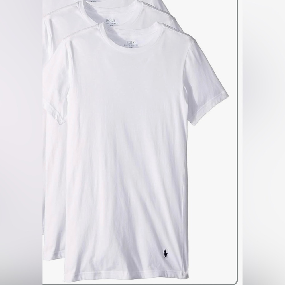 2 Juniors White Polo T-Shirts